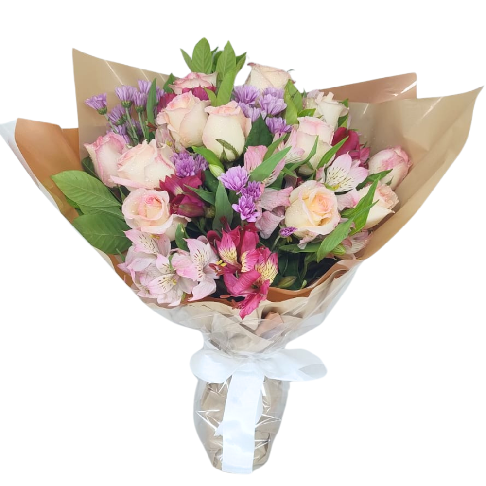 Buqu 10 Rosas  Encanto Ros