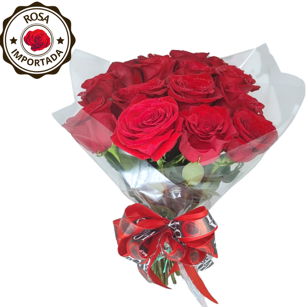 Buqu 15 Rosas Importadas  Amor Infinito
