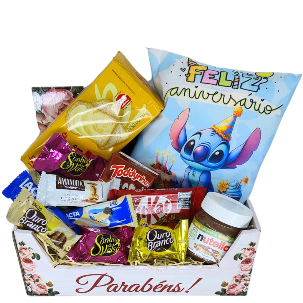 Cesta de Chocolate  Amor em Festa