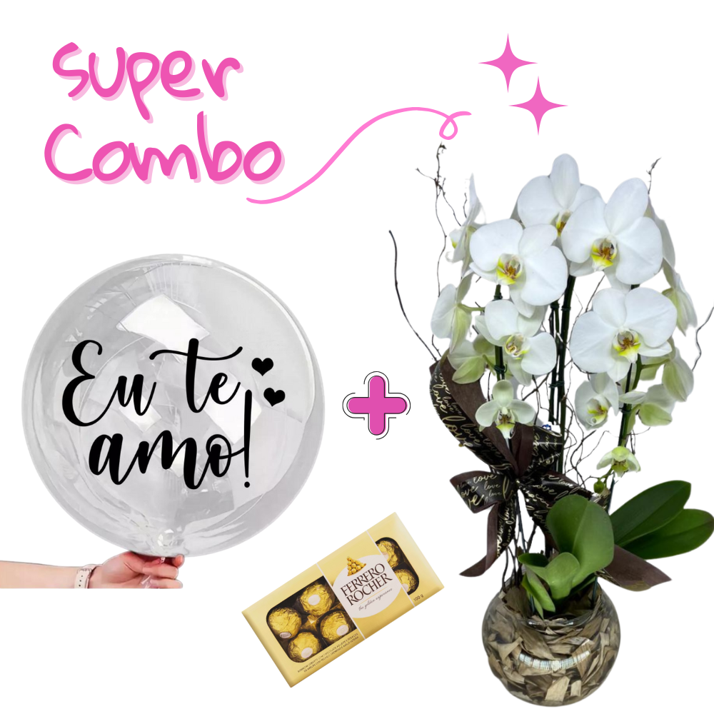Super Combo  Amor que Floresce Branca