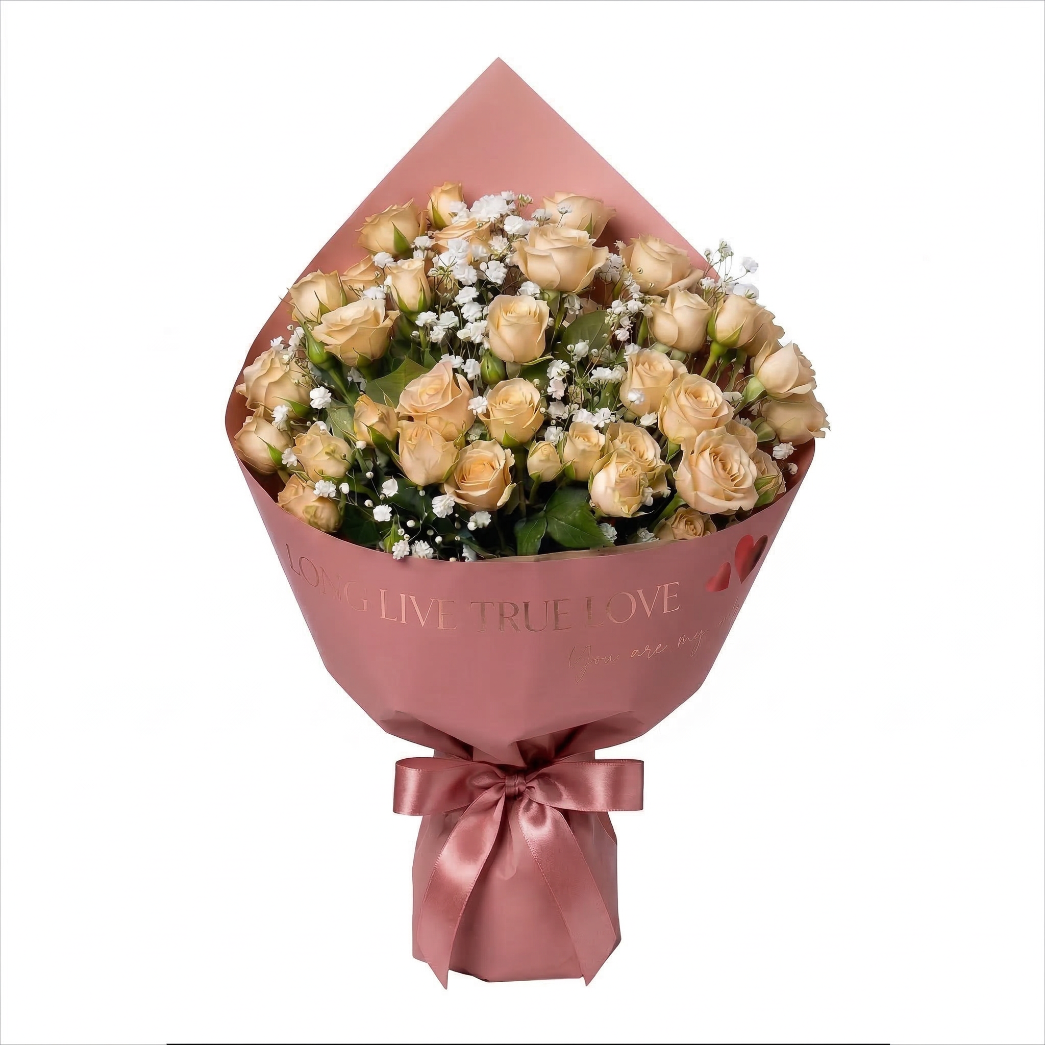Buqu� Mini Rosas champanhe