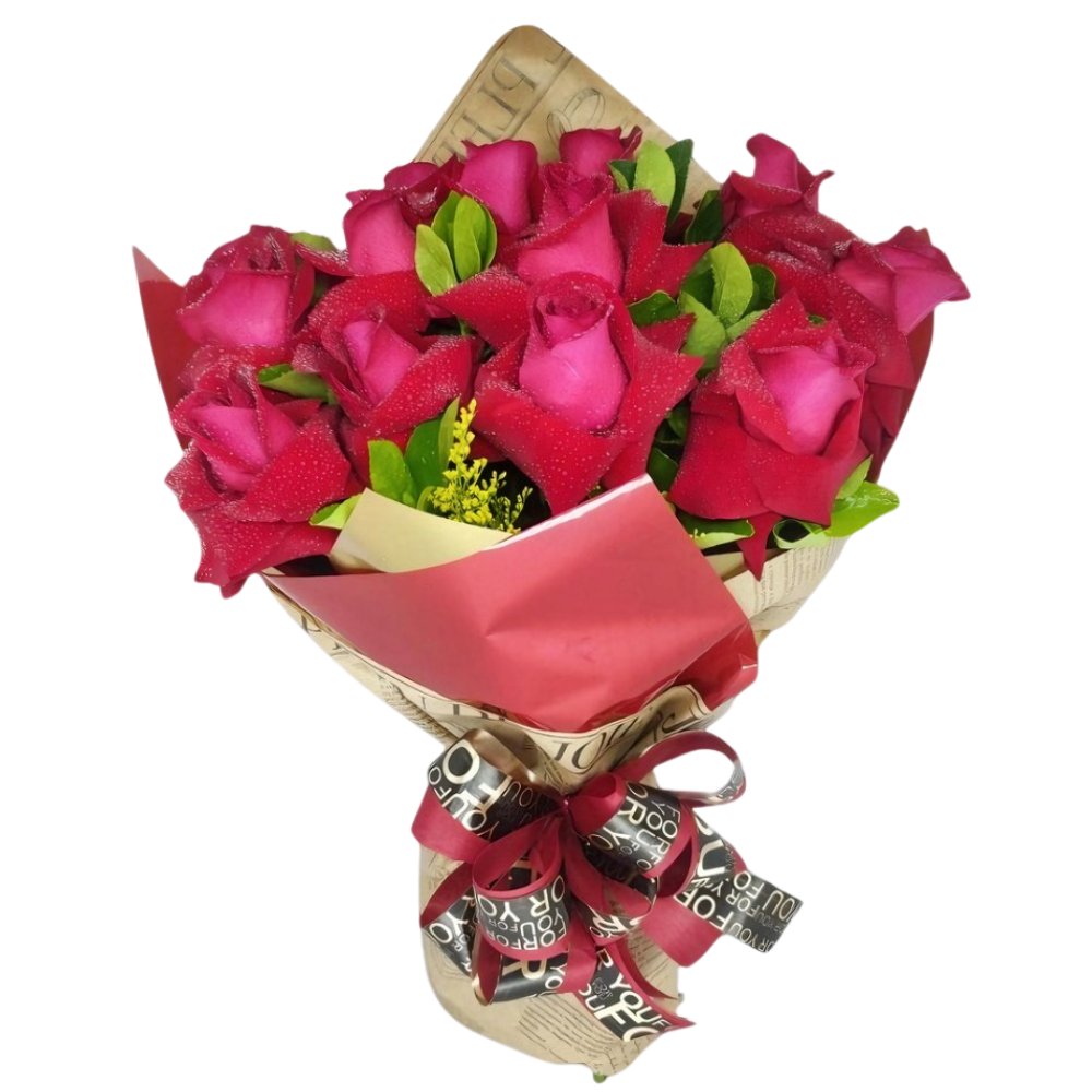 Buqu Encanto de Rosas  15 Rosas Vermelhas