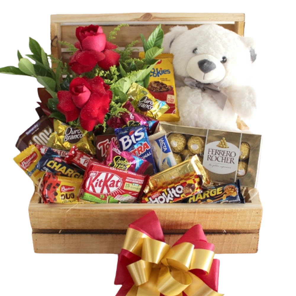 Cesta Chocolove - Romance Encantador