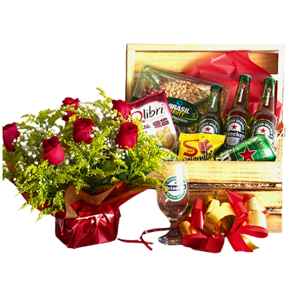 Cesta Cerveja e Amor