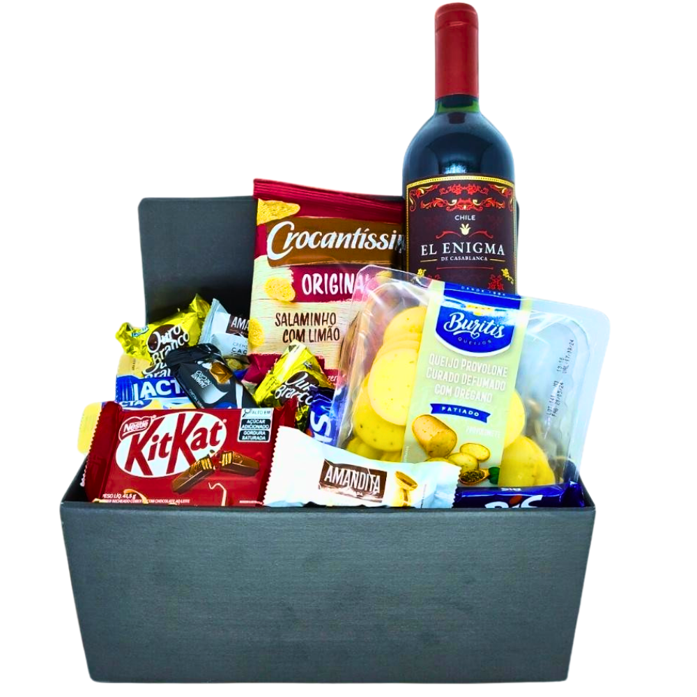 Cesta Paixo e Vinho
