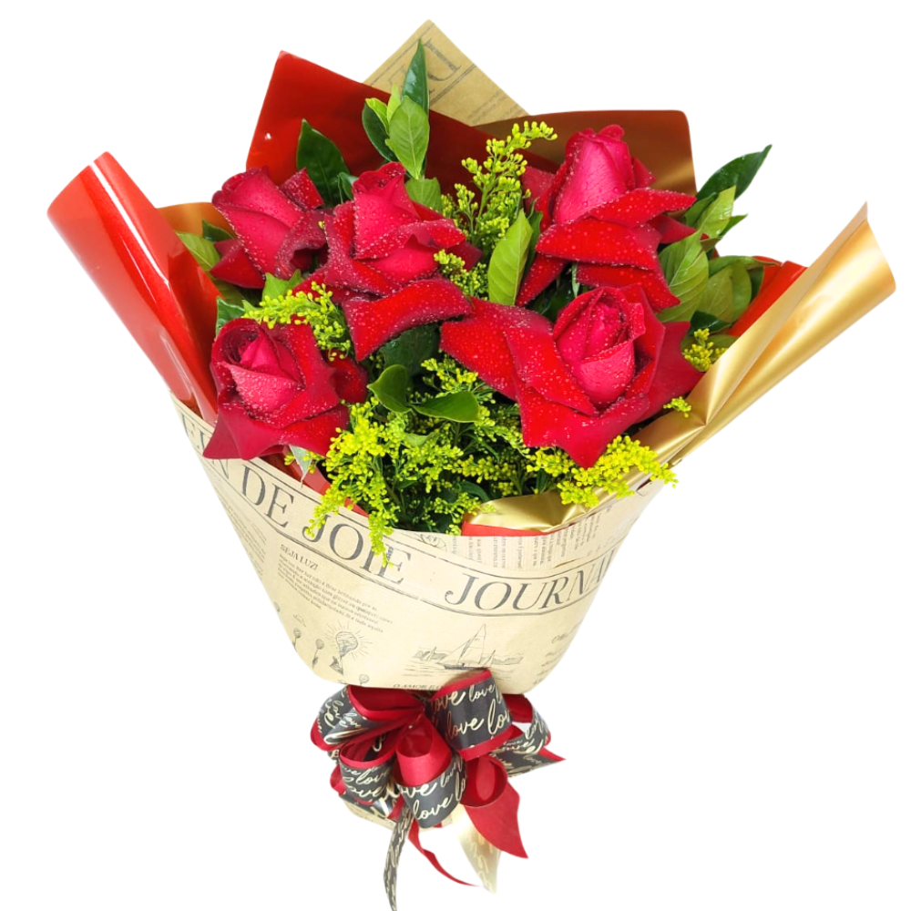 Buqu 5 Rosas -  Encantos