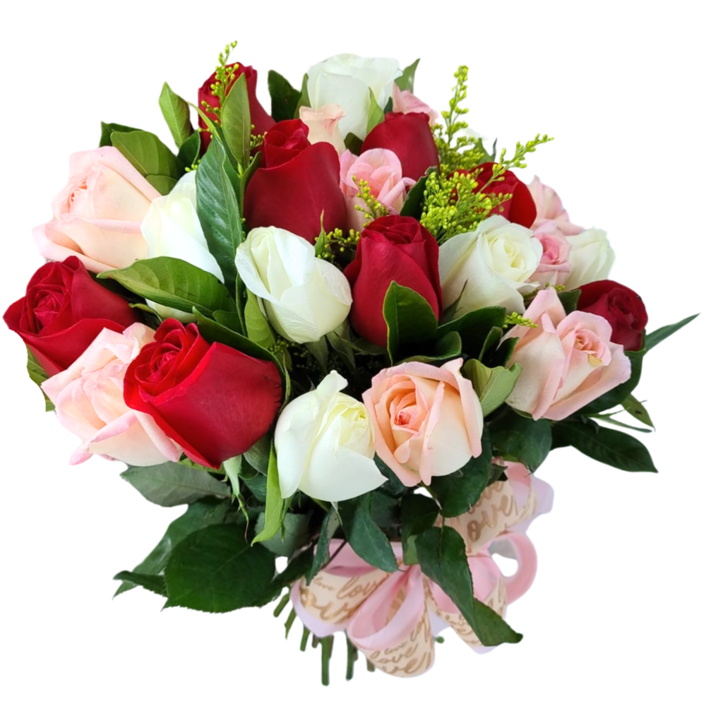Buqu Elegncia de 24 Rosas