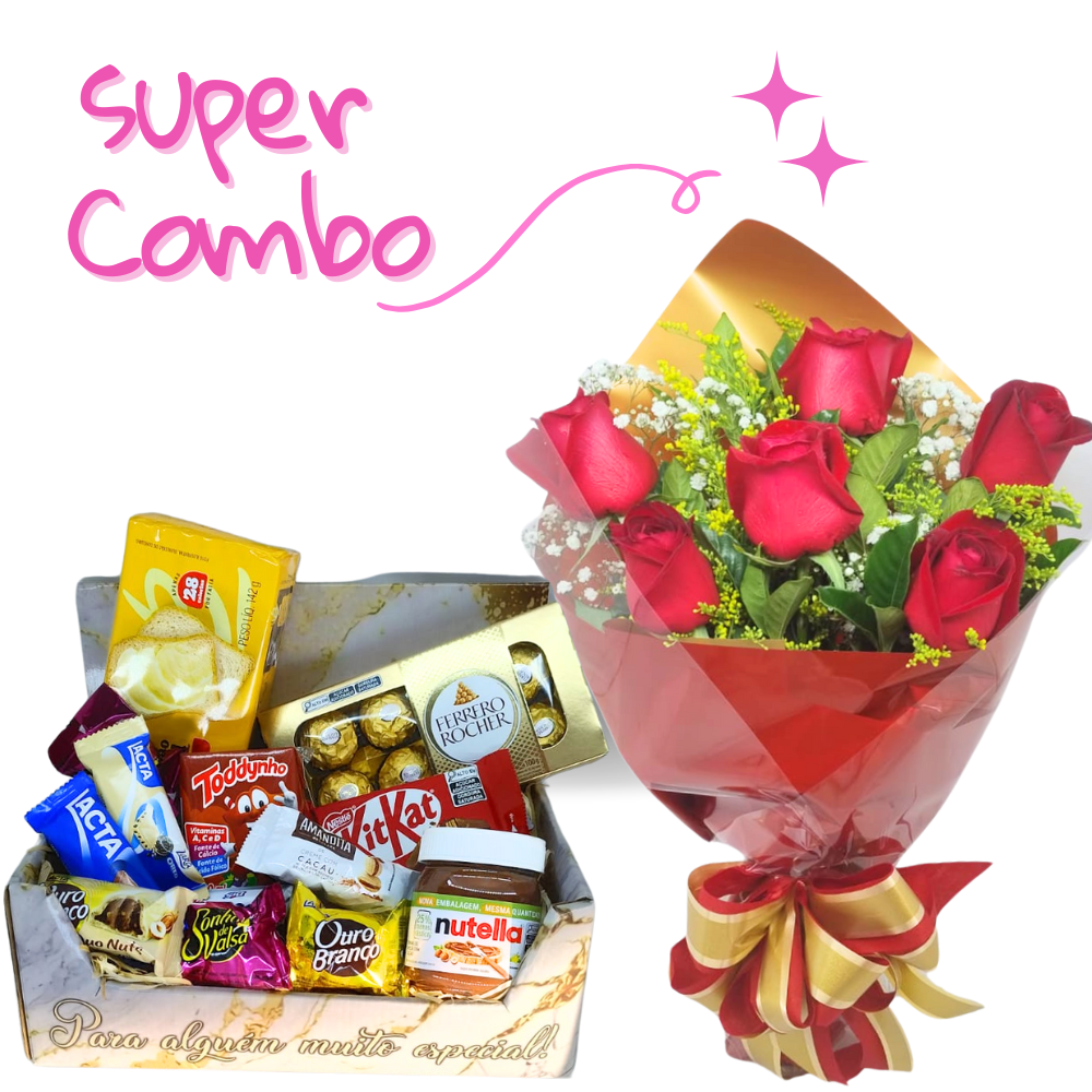 Super Combo  Rosas & Doces Momentos