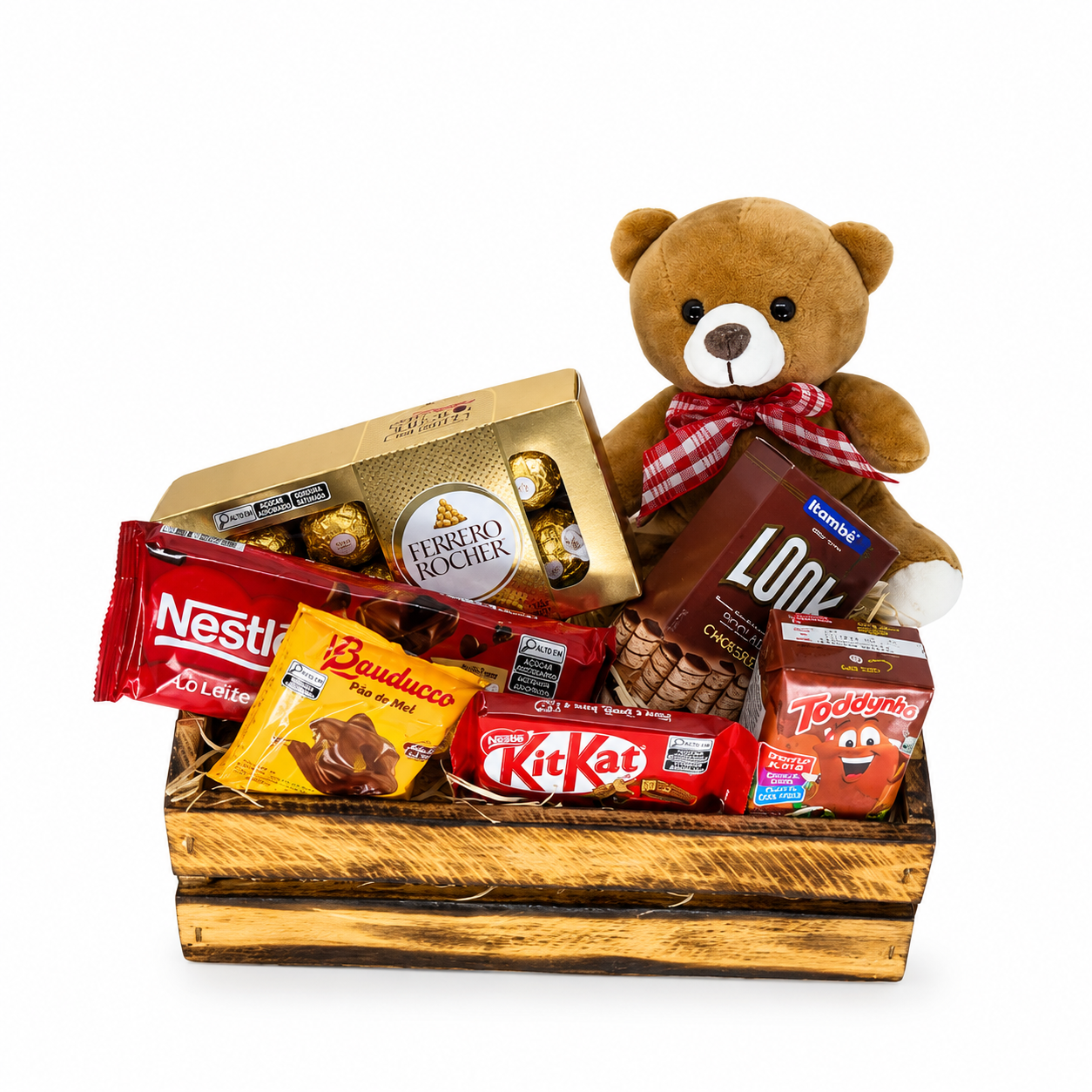 Cesta de Chocolate - Simples Encanto 